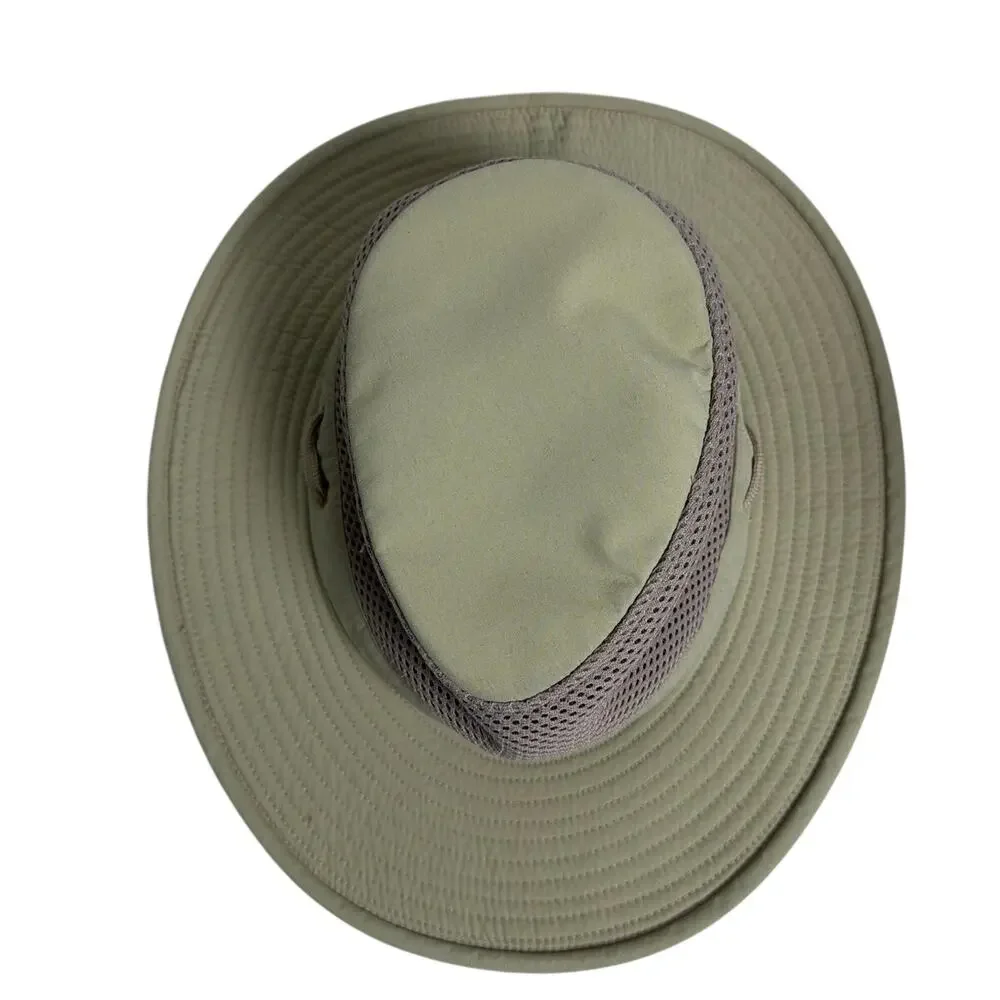 Tilley Lightweight Mesh Sun Hat  Wide Brim Nylon UPF Outdoor Hiking Size 7 1/2